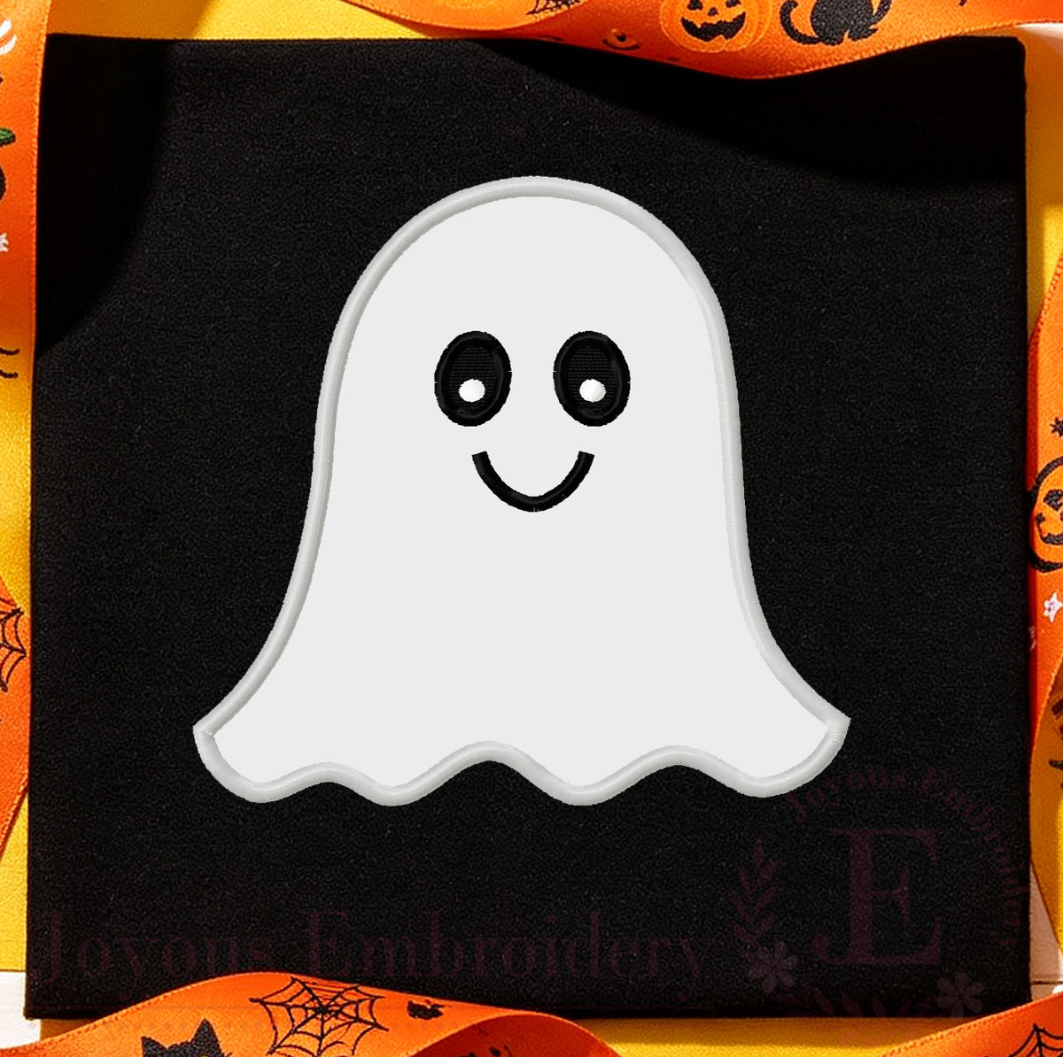 Ghost Applique Machine Embroidery Design