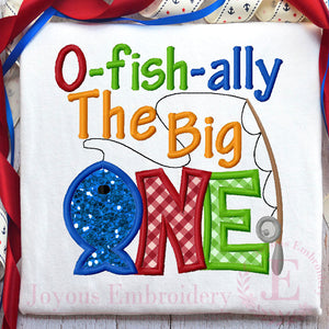 O fish ally The Big One Embroidery