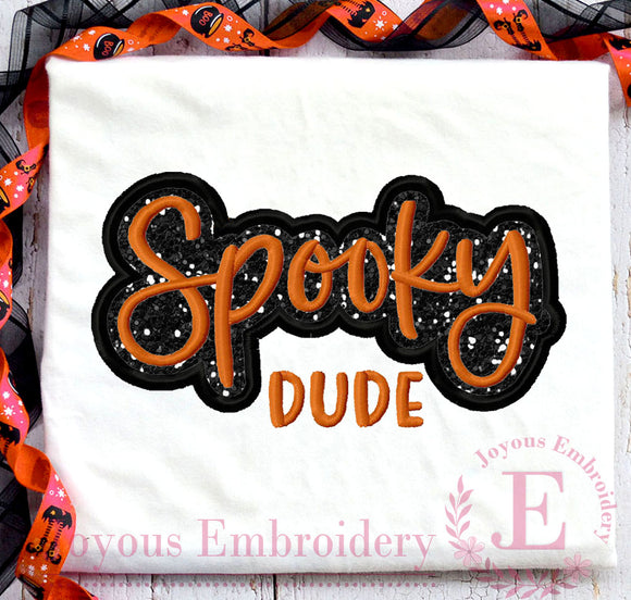 Halloween Spooky Dude Embroidery Design