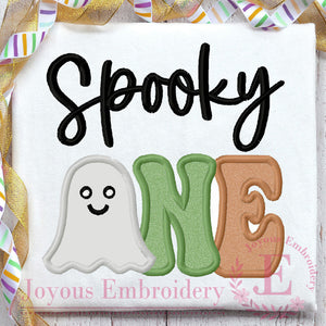 Spooky One Machine Embroidery Design