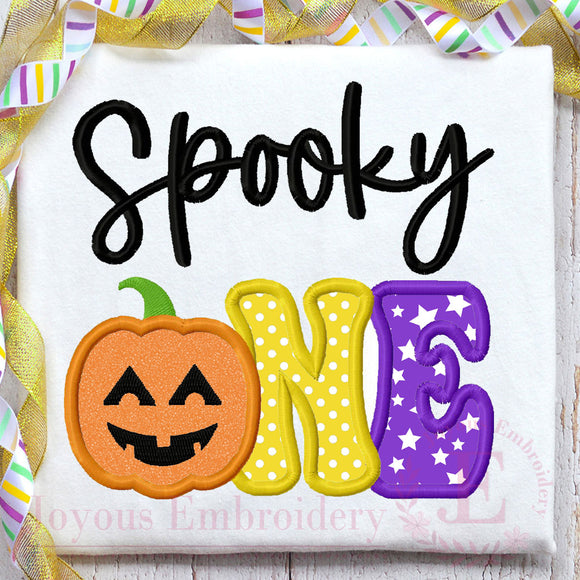 Spooky One Machine Embroidery Design