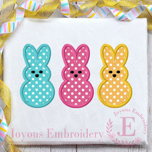 Easter Bunny Peeps Embroidery Design