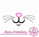 Instant Download Cat Face Applique Machine Embroidery Design NO:2710