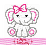 Elephant Applique Machine Embroidery design,zoo animal applique,Girls Elephant embroidery, Instant Download Design NO:2211