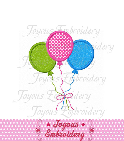 Balloons Applique Machine Embroidery Design NO:1446