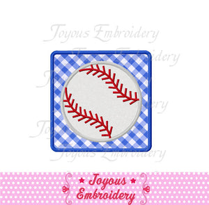 Baseball Applique Embroidery Design NO:1542