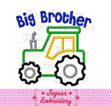 Big Brother Tractor Machine embroidery Design NO:2073