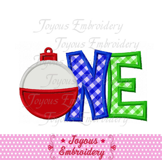 Bobber ONE  Applique Machine Embroidery  design NO:2495