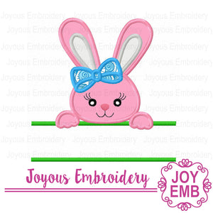 Easter Bunny Applique Embroidery Machine Design NO:2693