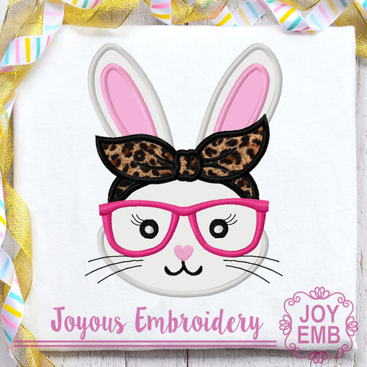 Bunny Applique Embroidery Design