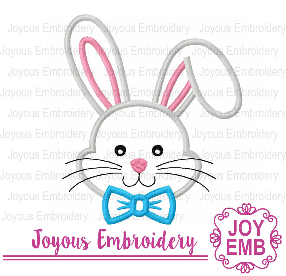 Bunny Applique Embroidery Machine Design NO:2699