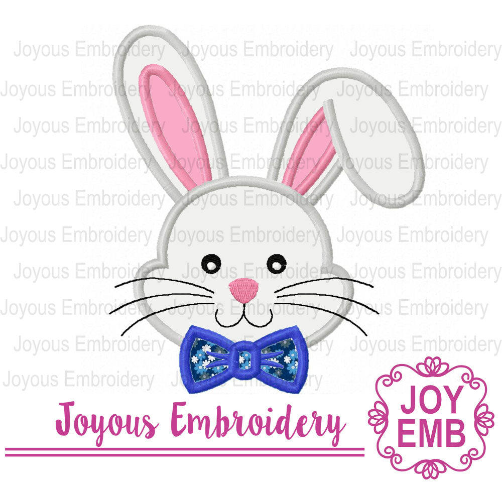 Bunny Applique Embroidery Machine Design NO:2699