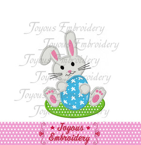 Easter Bunny Applique Machine Embroidery Design NO:1271
