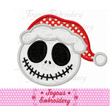 Christmas JACK Skeleton Applique Machine Embroidery Design NO:1872