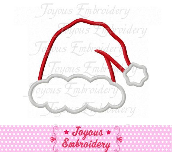 Christmas Santa Hat Embroidery Applique Design NO:1631