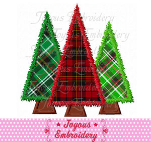 Christmas Tree Applique Machine Embroidery Design NO:2651
