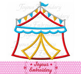 Circus Tent Applique Machine Embroidery Design NO:2024