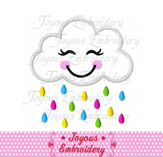 Cloud Applique Machine Embroidery Design NO:2582