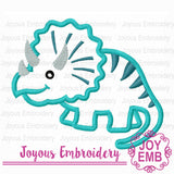Dinosaur Applique Machine Embroidery Design NO:3115