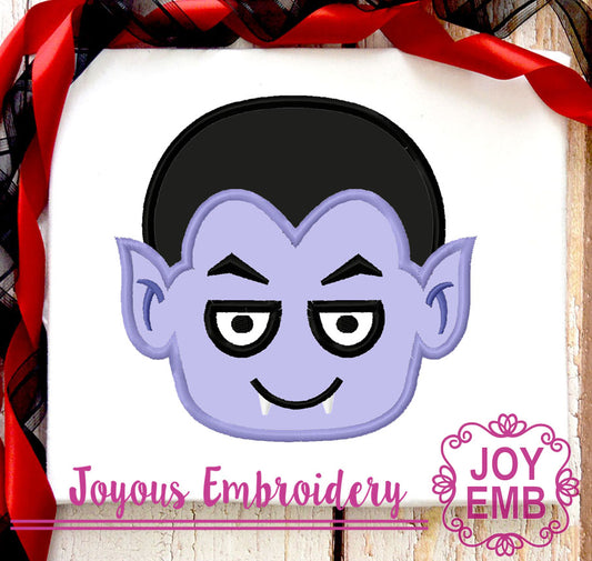 Halloween Dracula Applique Machine embroidery File NO:3107