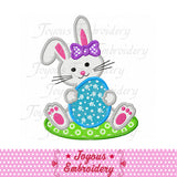 Easter Bunny Applique Machine Embroidery Design NO:1986