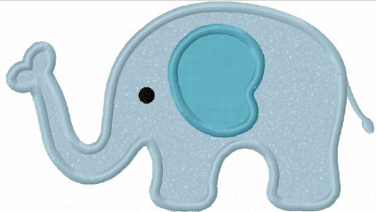 Instant Download Elephant Applique Machine Embroidery Design NO:1212