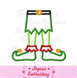 Christmas Elf Feet Embroidery Applique Design NO:1620
