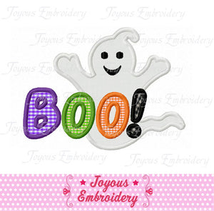 Halloween Ghost BOO Applique Machine Embroidery Design NO:1226