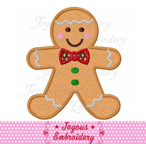 Christmas Gingerbread Applique Machine Embroidery Design NO:2242
