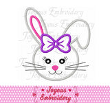 Girl Bunny Face Machine Embroidery Design NO:1991