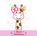 Instant Download Giraffe Applique Embroidery Design,Girls giraffe head applique,Zoo animal applique design NO:2356
