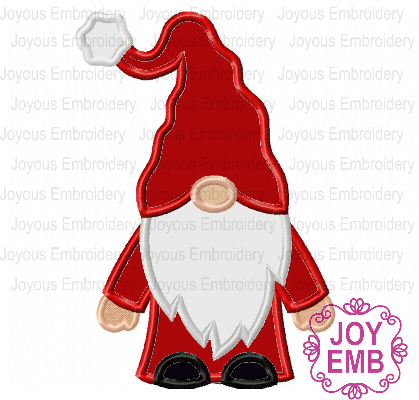 Gnome Applique Machine Embroidery Design NO:2645