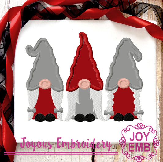 Gnome Applique Machine embroidery Design NO:3117