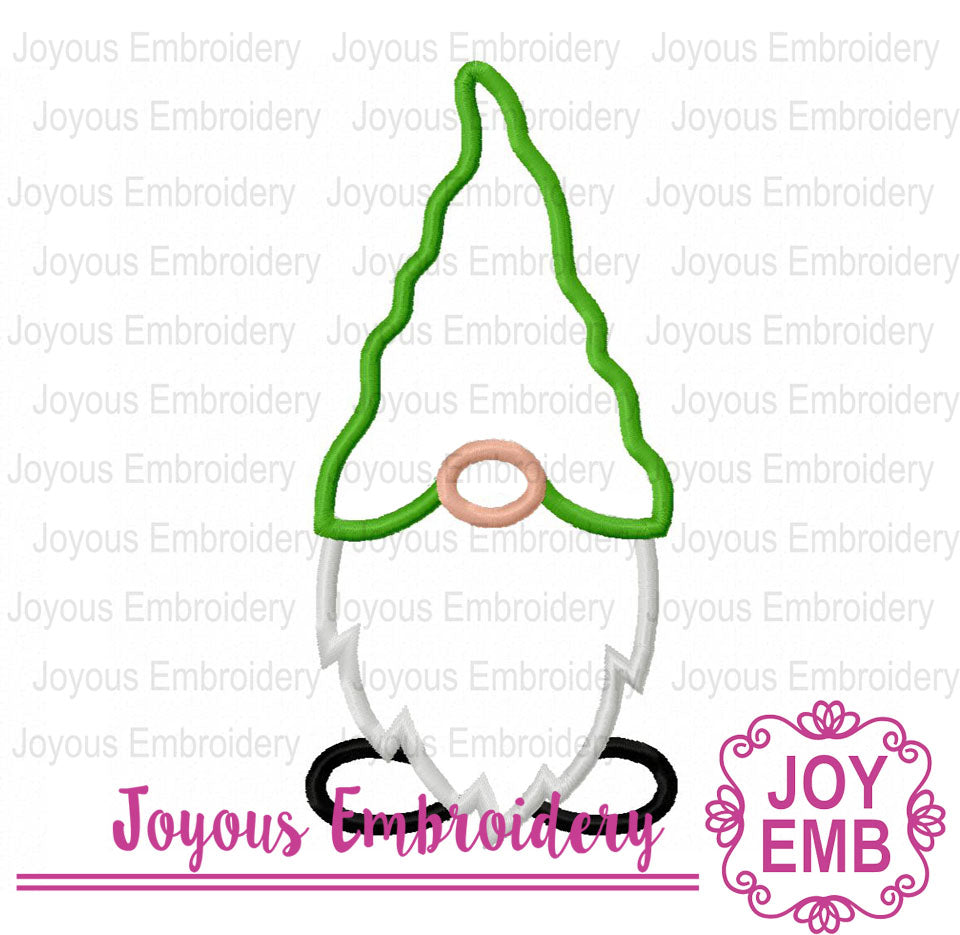 Gnome Applique Machine Embroidery Design NO:3461