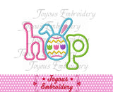 Easter HOP Applique Machine Embroidery Design NO:1281