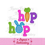 Easter Hip Hop Applique Machine Embroidery Design NO:1454