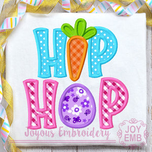 Hiphop Applique Embroidery Design