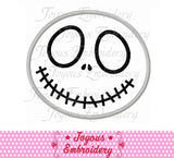 Halloween JACK Skeleton Applique Machine Embroidery Design NO:1797