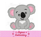 Koala Applique Machine Embroidery Design,Baby applique,Koala embroidery,Zoo animal embroidery instant download file NO:2628