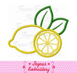 Lemon Applique Embroidery Design,Lemon embroidery design,Fruit applique embroidery NO:1523