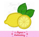 Lemon Applique Embroidery Design,Lemon embroidery design,Fruit applique embroidery NO:1523