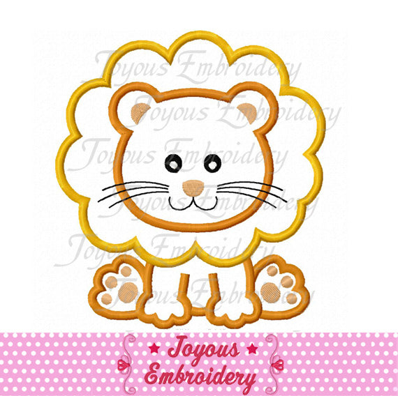 Lion Applique Machine Embroidery Design NO:2460