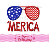 Instant Download Merica Flag Classes Applique Embroidery Design NO:2474