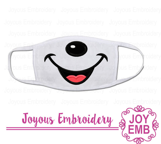 Mickey Face Applique Machine Embroidery Design NO:2910