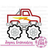 Monster Turck Applique Machine embroidery NO:3088