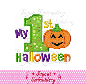 My First Halloween 01 Applique Embroidery Design NO:1574