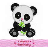 Panda Applique Machine Embroidery design NO:2005