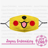 Pikachu Applique Machine Embroidery Design NO:2911