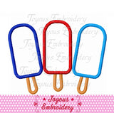4th Of July Popsicles Applique Embroidery Design NO:2351