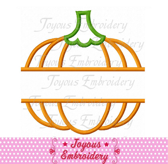 Pumpkin Applique Embroidery Design NO:1787
